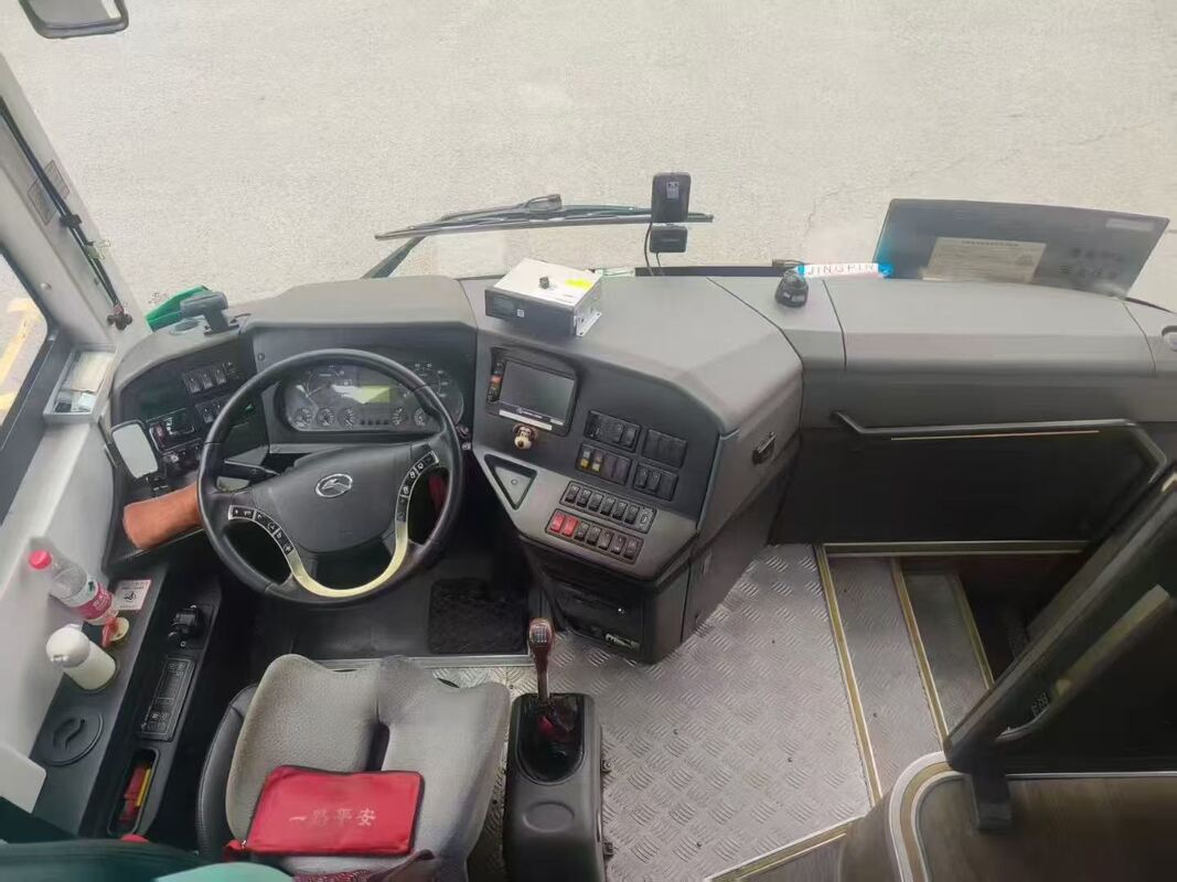 Bus 50 kursi Diesel Kinglong Bus Ghana Kongo Weichai Engine Tour Bus antar kota Rhd/Lhd