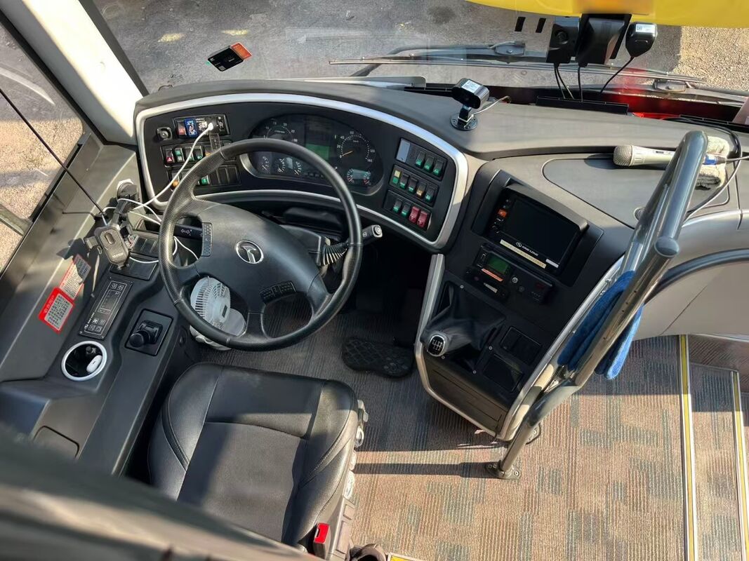 Bus Kinglong Diesel bekas 50 kursi mewah Leafspring Weichai Motor School Tour Intercity Commuter Coach