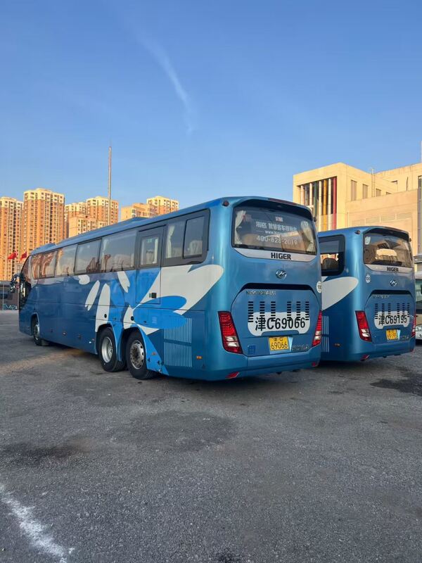 New Arrival Coach Bus Second Hand Hi-ger KLQ6132 Weichai 56 Seats  Luxury Transport With Air Condition