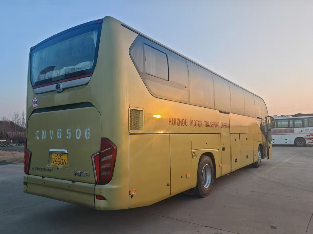 Bus Coach Coach Baru Bekas Yu-tong ZK6128 Yuchai 50 Kursi 2021 Transport Mewah Dengan AC