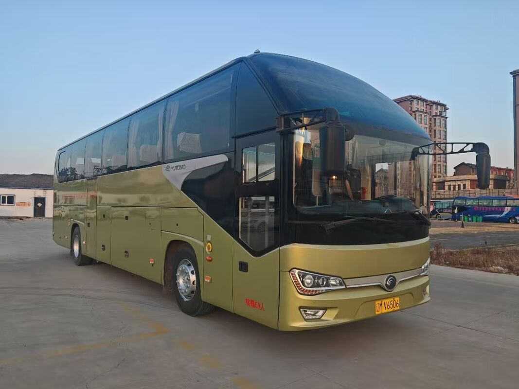 Bus Coach Coach Baru Bekas Yu-tong ZK6128 Yuchai 50 Kursi 2021 Transport Mewah Dengan AC