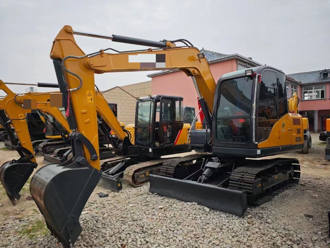 Ekskavator Roda Rantai Bekas Merek Tiongkok 8,24 ton dalam kondisi sangat baik kapasitas 0,3m³ daya terukur 54,3kW untuk konstruksi