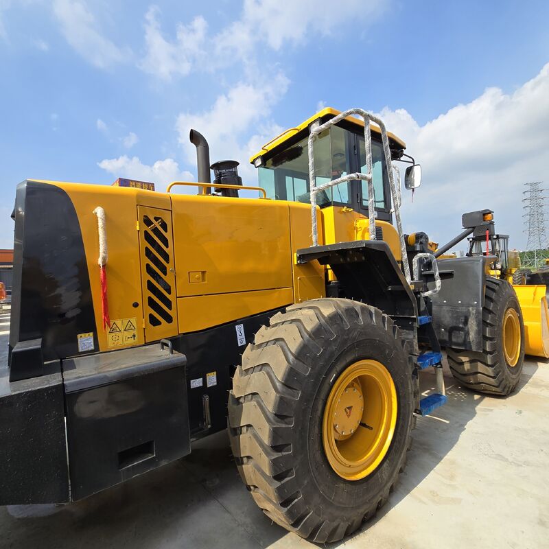 Baru Datang Digunakan Cina merek loader 5 ton dalam kondisi yang sangat baik kapasitas beban daya nominal 162 kW 220HP untuk konstruksi dalam kondisi yang sangat baik