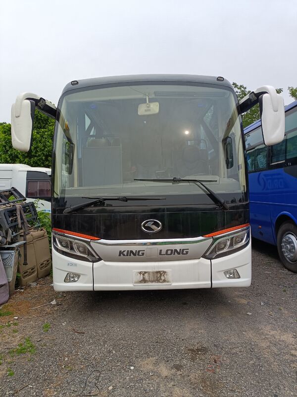 Bus Bekas King-long XMQ6129 Yuichai Euro5 Suspensi Daun 54 Kursi Tahun 2021 Mewah Transportasi Dengan AC Untuk Antar-jemput atau Jarak Jauh