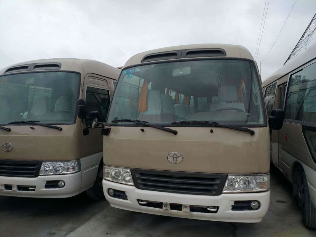 10-23 Kursi Bekas Coaster Bus Mesin Depan Euro3 Emission 108 Kw Max Power