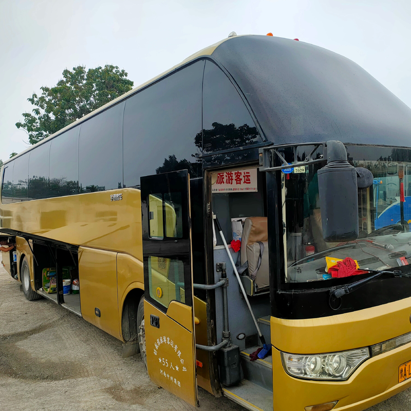 Bus Kota ZK6112D Bekas 45 Kursi Mesin Diesel Pelatih Jarak Jauh untuk Angkutan Umum Afrika