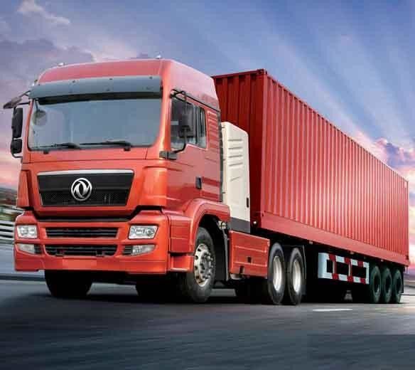 2016 Tahun 375hp Merek Digunakan Truk Traktor Dongfeng Dengan 6 × 6 Mode Drive
