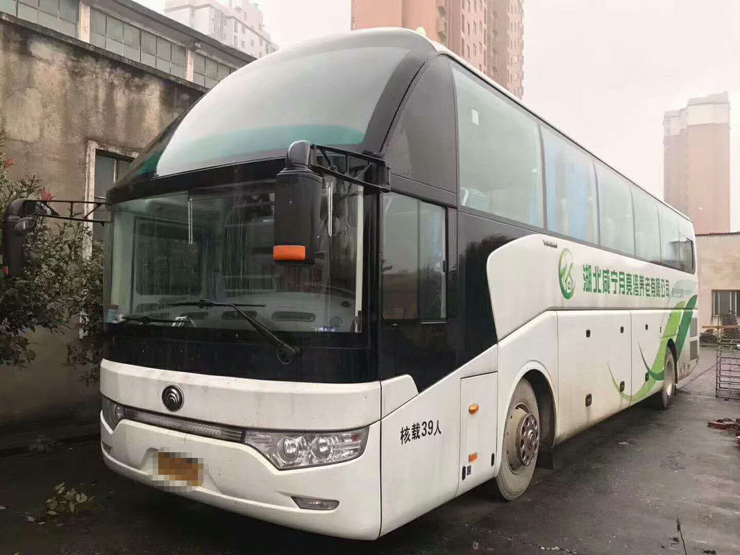 39 Kursi Bekas YUTONG Bus Pintu Elektronik 2013 Tahun Dengan Toilet Airbag Aman