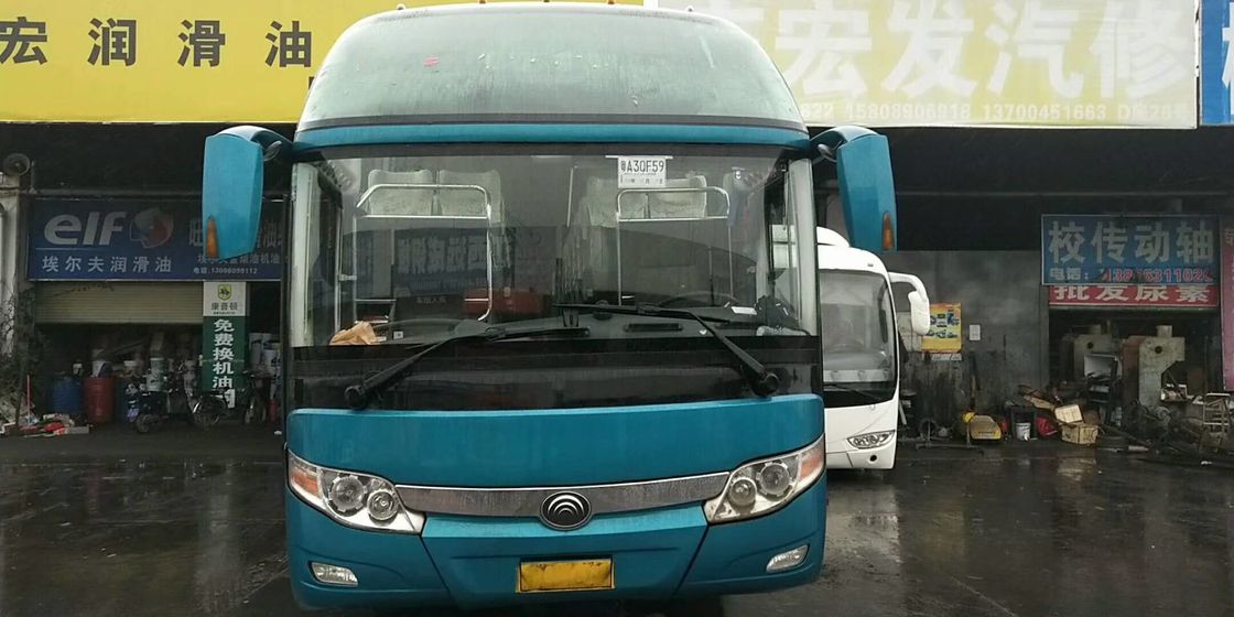 2013 Tahun 53 Kursi Digunakan YUTONG Bus Jenis Bahan Bakar Diesel Dengan Airbag LNG Bensin