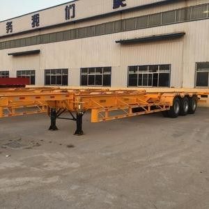 6850 * 2500 * 1400 Mm Trailer Kecil Bekas, Digunakan Semi Trailer Merek YORK