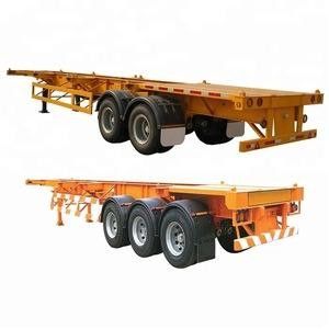 6850 * 2500 * 1400 Mm Trailer Kecil Bekas, Digunakan Semi Trailer Merek YORK