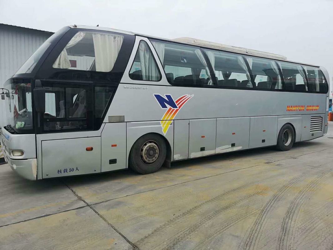 2013 Tahun 50 Kursi Digunakan Pelatih Bus Youngman Brand Double Auto Door Dengan Great Airbag