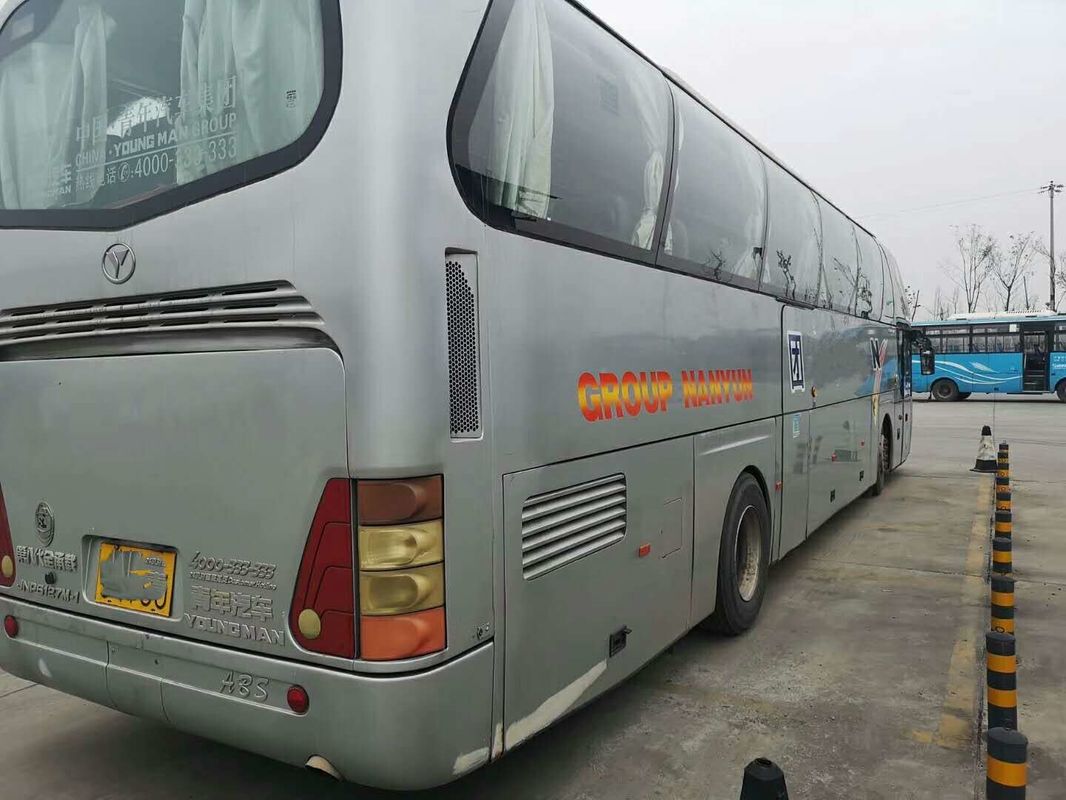 2013 Tahun 50 Kursi Digunakan Pelatih Bus Youngman Brand Double Auto Door Dengan Great Airbag