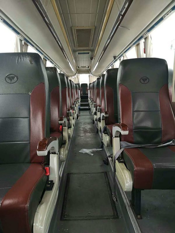 2013 Tahun 50 Kursi Digunakan Pelatih Bus Youngman Brand Double Auto Door Dengan Great Airbag
