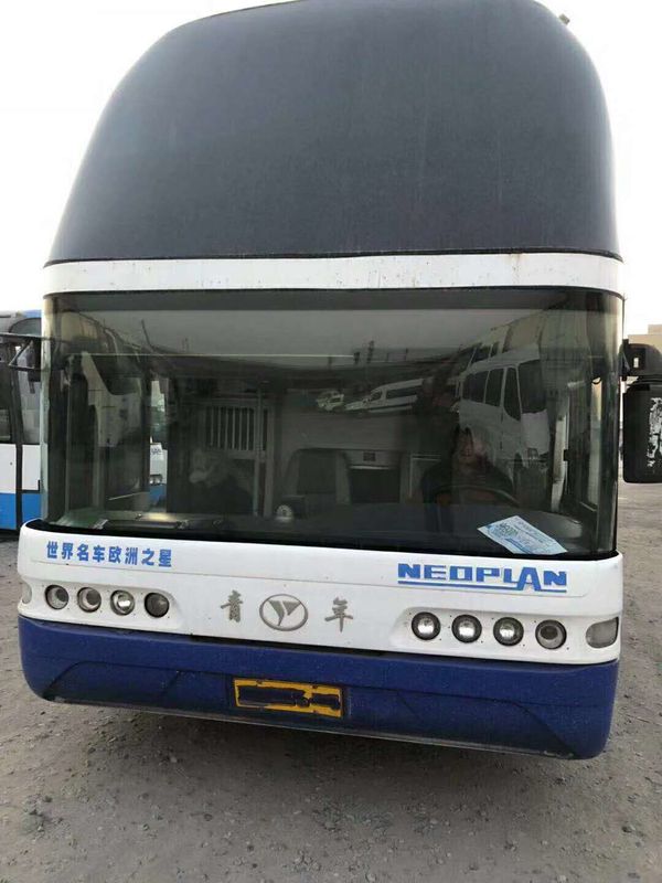 Youngman Used Double Decker Bus, One Layer Used Luxury Buses 2012 Year 50 Seats