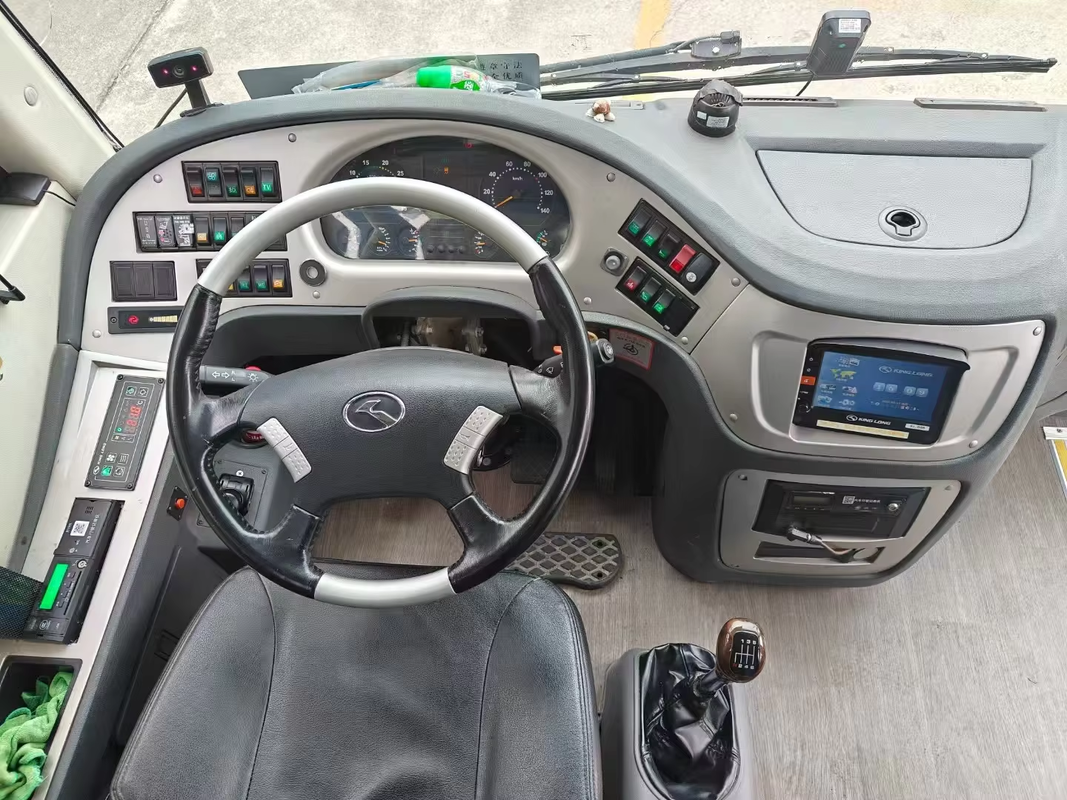 Bus Bekas 38 Tempat Duduk Bersertifikat XMQ6898 Bekas LHD Terawat Dengan Baik, Bus Hemat Biaya