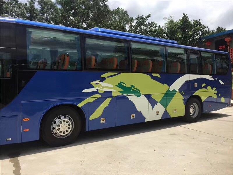 280hp EURO IV Bekas Bus Tur Merek FOTON Untuk Transportasi Penumpang