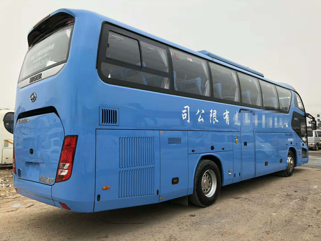 Kedatangan Baru Saat Ini Digunakan Bus Higer Coach 39 Kursi Diesel Biru A Half Wechai Run Good