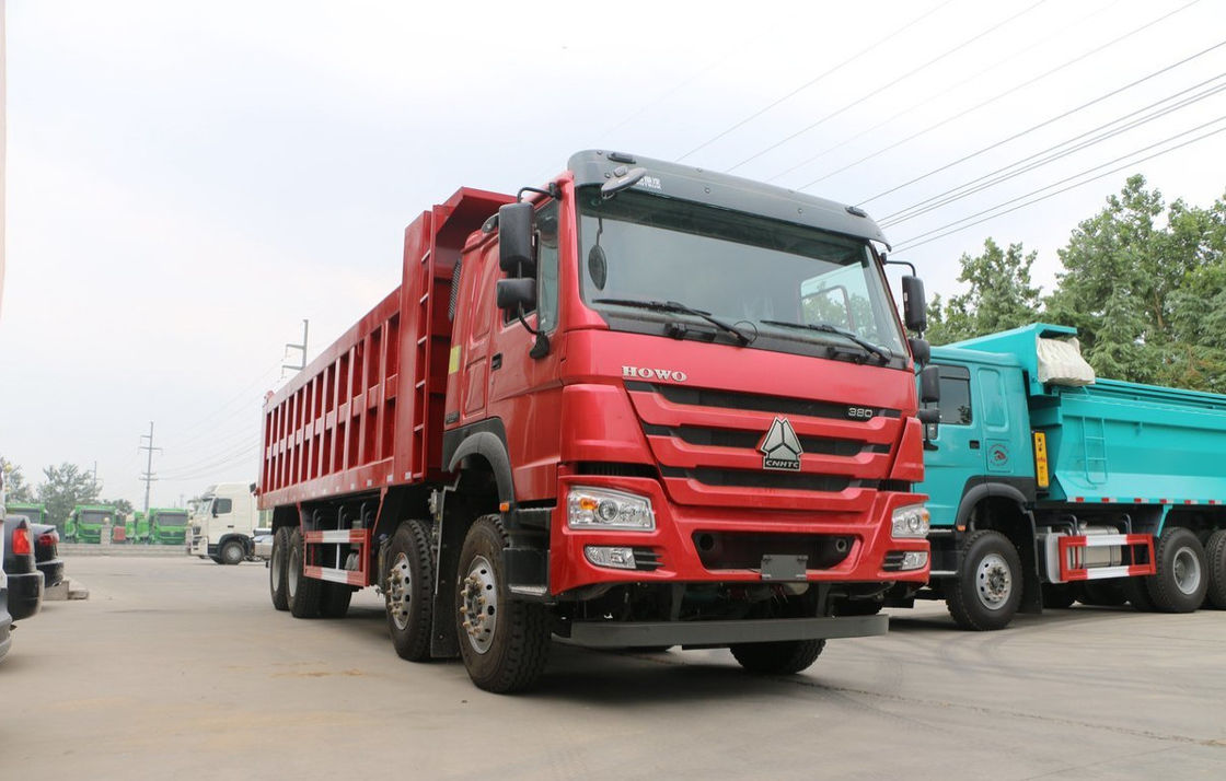 HOWO 371HP 8 X 4 Truk Dump Bekas, Truk Tipper Bekas Berat
