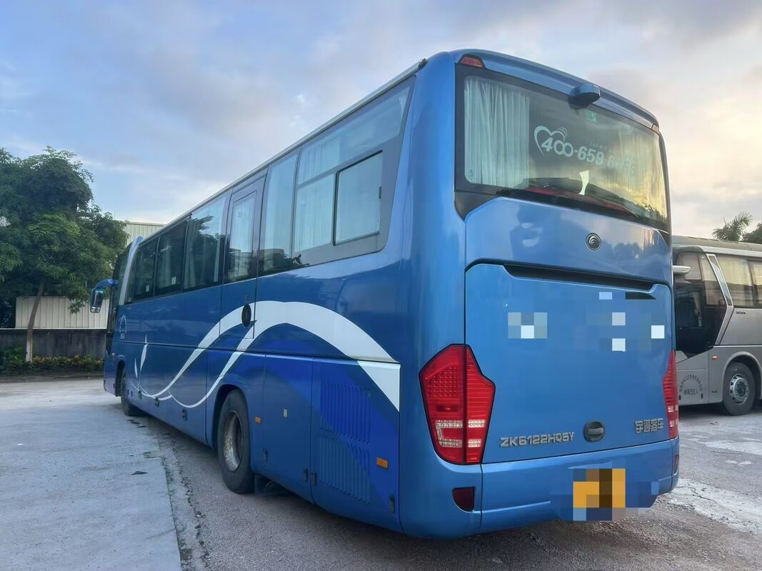 Yutong 6122 54 Kursi Bus Pelatih Bekas Mesin Diesel Weichai Bus Penumpang Tur Bekas untuk Afrika
