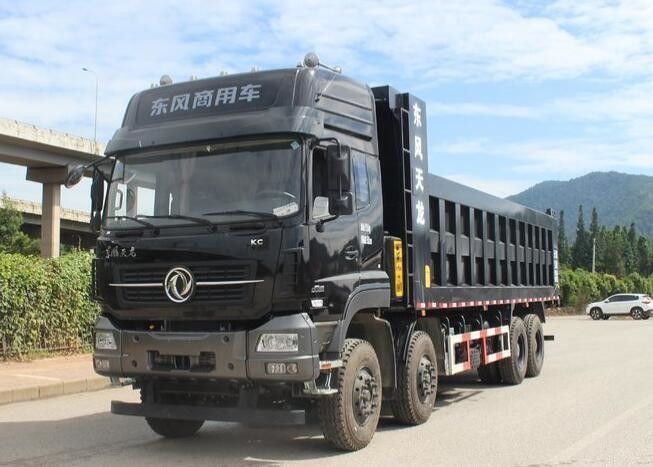 8x4 Drive 420HP Euro IV / V Truk Kerja Bekas Dengan Mesin Dongfeng Cummins