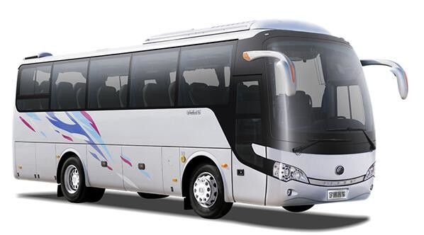 2010 Tahun 38 Kursi AC Bus Coach Bekas, Bus Mewah Tour Bekas Dengan 6 Ban