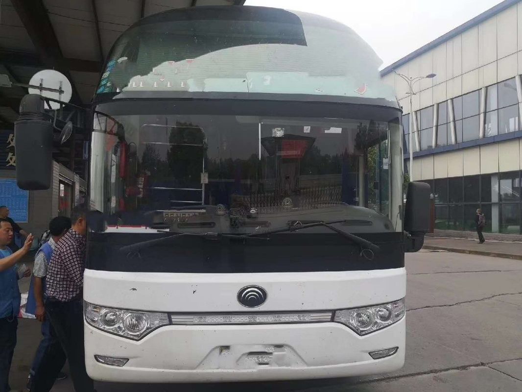 Bus Pelatih Bekas Diesel Yutong zk6127 Rangka Kuat 25-57 Kursi Dengan Toilet AC