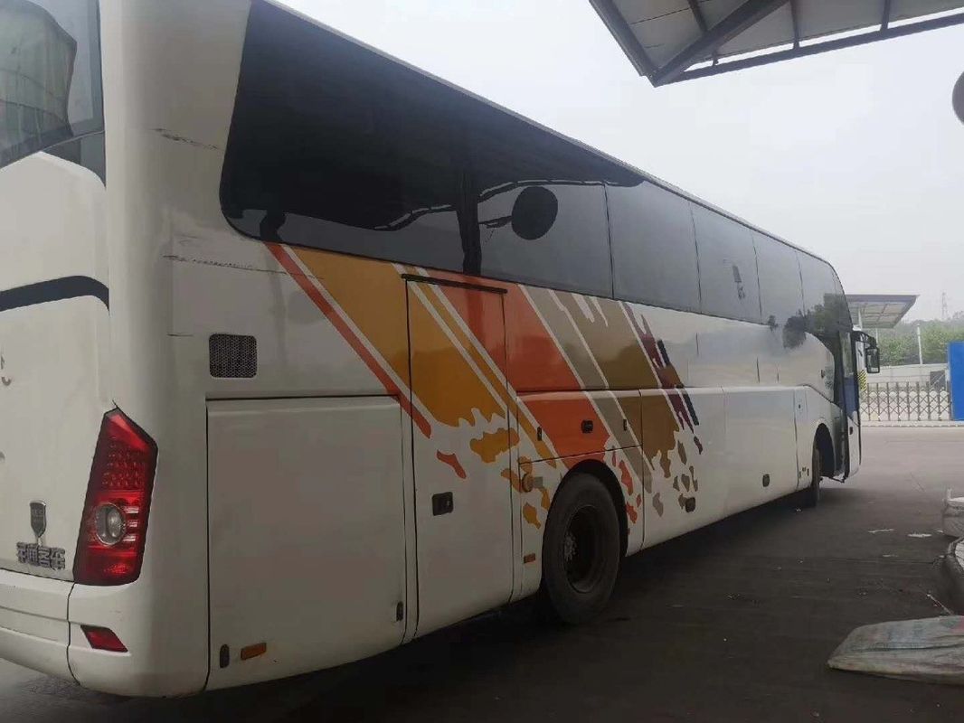Bus Pelatih Bekas Diesel Yutong zk6127 Rangka Kuat 25-57 Kursi Dengan Toilet AC