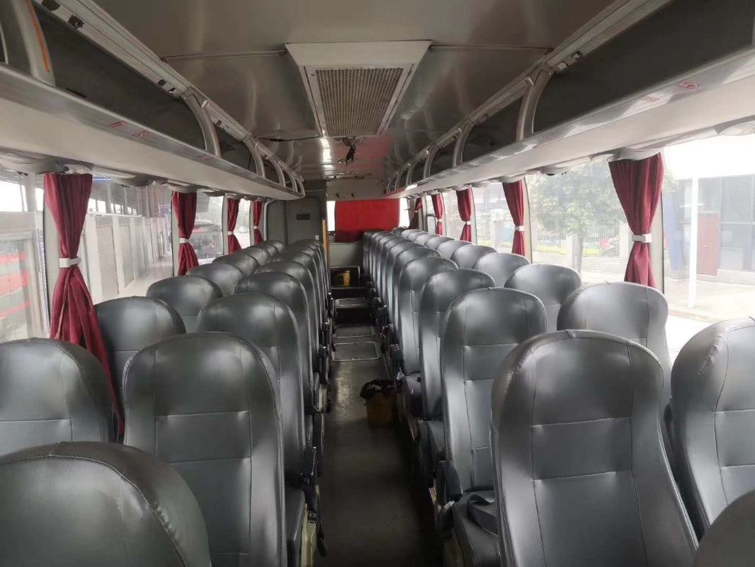 Bus Pelatih Bekas Diesel Yutong zk6127 Rangka Kuat 25-57 Kursi Dengan Toilet AC