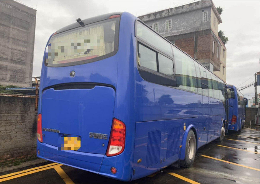 15000KG Dark Blue Digunakan Yutong Bus 45 Kursi 2014 Tahun Diesel LHD Dengan A / C