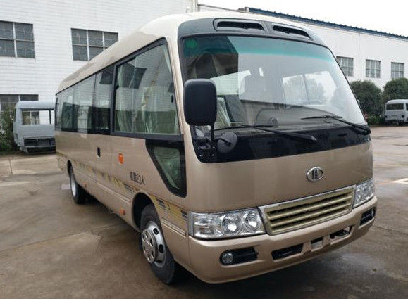 Mudan 23 Kursi Baru Digunakan Coaster Bus Manual Gear Mesin Diesel Dengan AC Drive Tangan Kanan