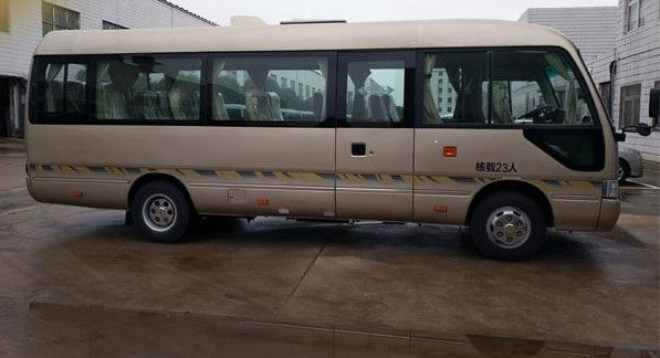 Mudan 23 Kursi Baru Digunakan Coaster Bus Manual Gear Mesin Diesel Dengan AC Drive Tangan Kanan