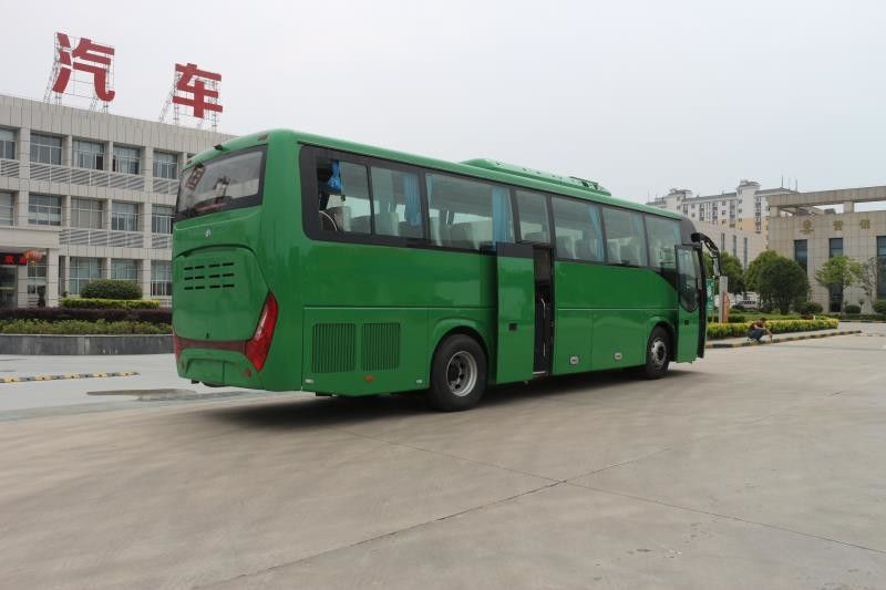 Bus Bis Bekas Hijau Diesel 49 Tur Panjang Kursi Bus LHD Dilengkapi A / C Sangat Baru Tahun 2018