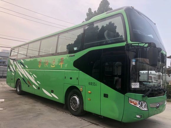 Diesel 6126 LHD Digunakan Yutong Bus 55 Kursi 2015 Tahun Standar Emisi Euro Iv