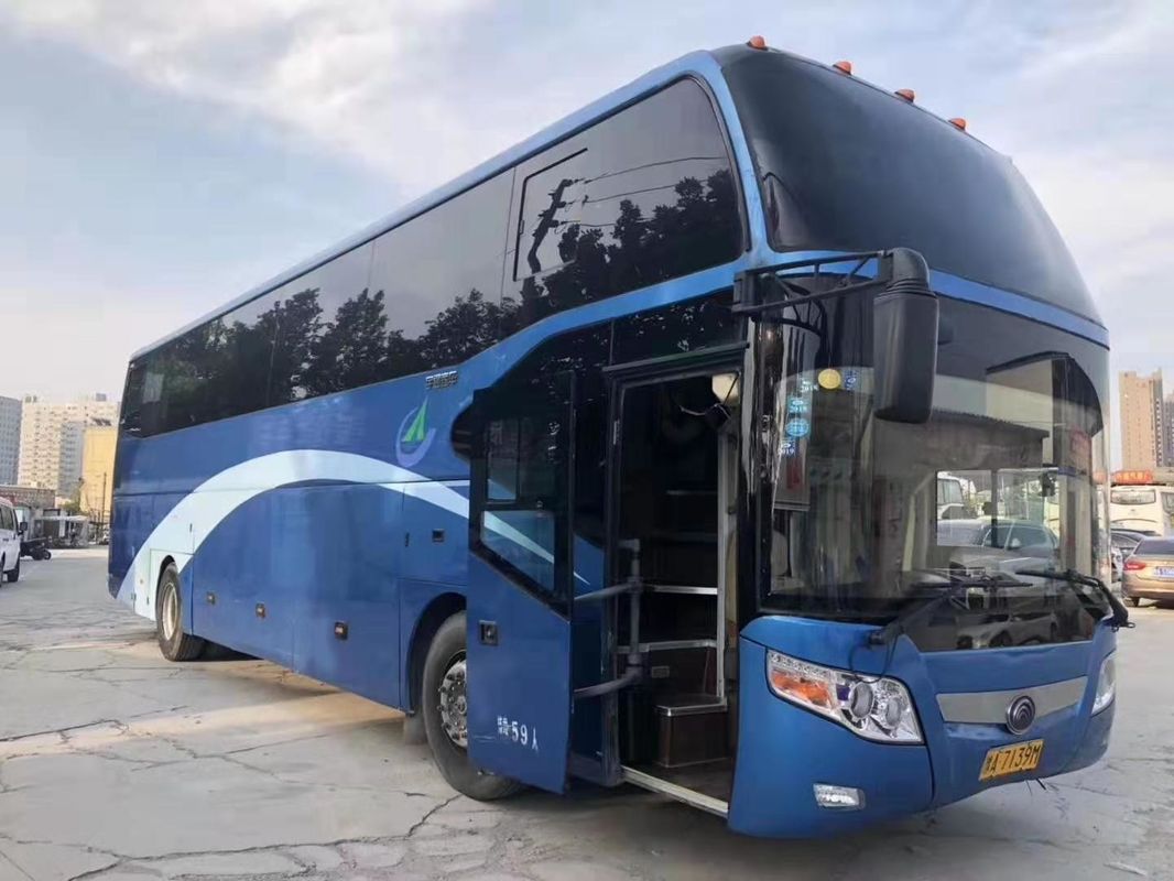 Satu Setengah Dek Digunakan Bus Komersial Yutong Zk6127 Model 2011 Tahun 59 Kursi