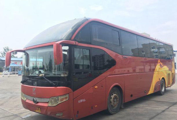 Bus Wisata Yutong Bekas Bekas 2011 Tahun 51 Kursi 6117 Model 100 km / H Kecepatan Maks