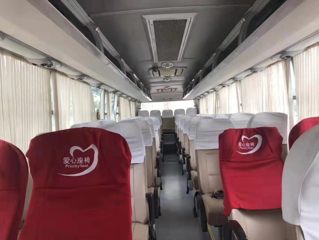 Bus Yutong Diesel Bekas 6122 Tipe 53 Kursi 2014 Tahun YC Engine Drive Kiri