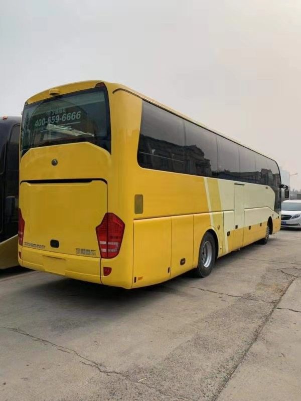 2014 Tahun 53 Kursi Mewah Digunakan Bus Yutong ZK6122 Model Tur Tangan Kedua