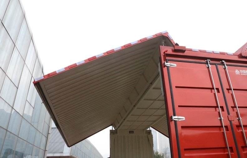 90km / H Kecepatan Maks. Digunakan Dump Truck Light Cargo Truck Model Mengemudi Tangan Kanan