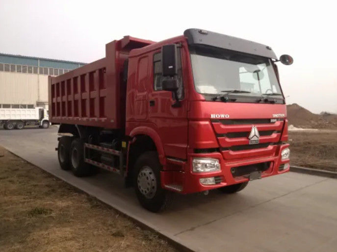 Mesin Konstruksi Tangan Kedua 6 * 4 10 Roda Dump Tipper Truck Kapasitas 30T