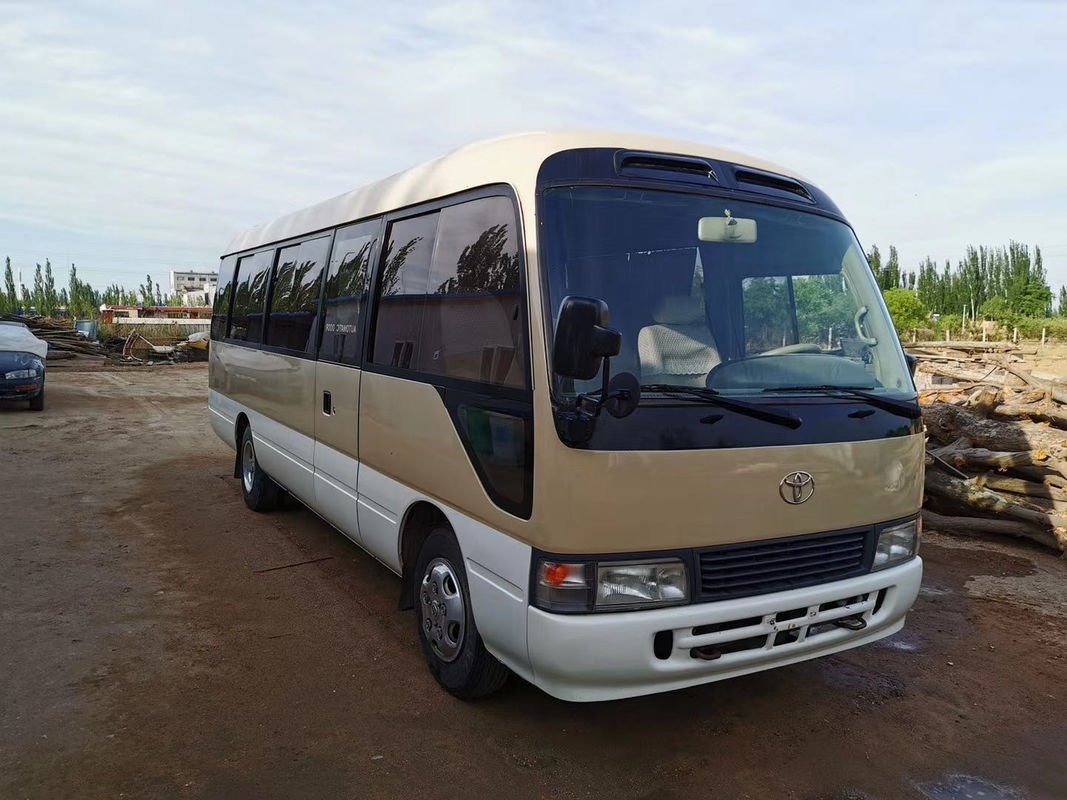 Drive Tangan Kiri LHD Bekas Bus Coaster Bekas Bus Mini 23 Kursi 10 Tahun Euro 3