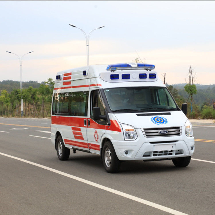 Pencegahan Bergerak SPV Kendaraan Tujuan Khusus ICU Perwalian Jenis Ambulans Dengan Ventilator