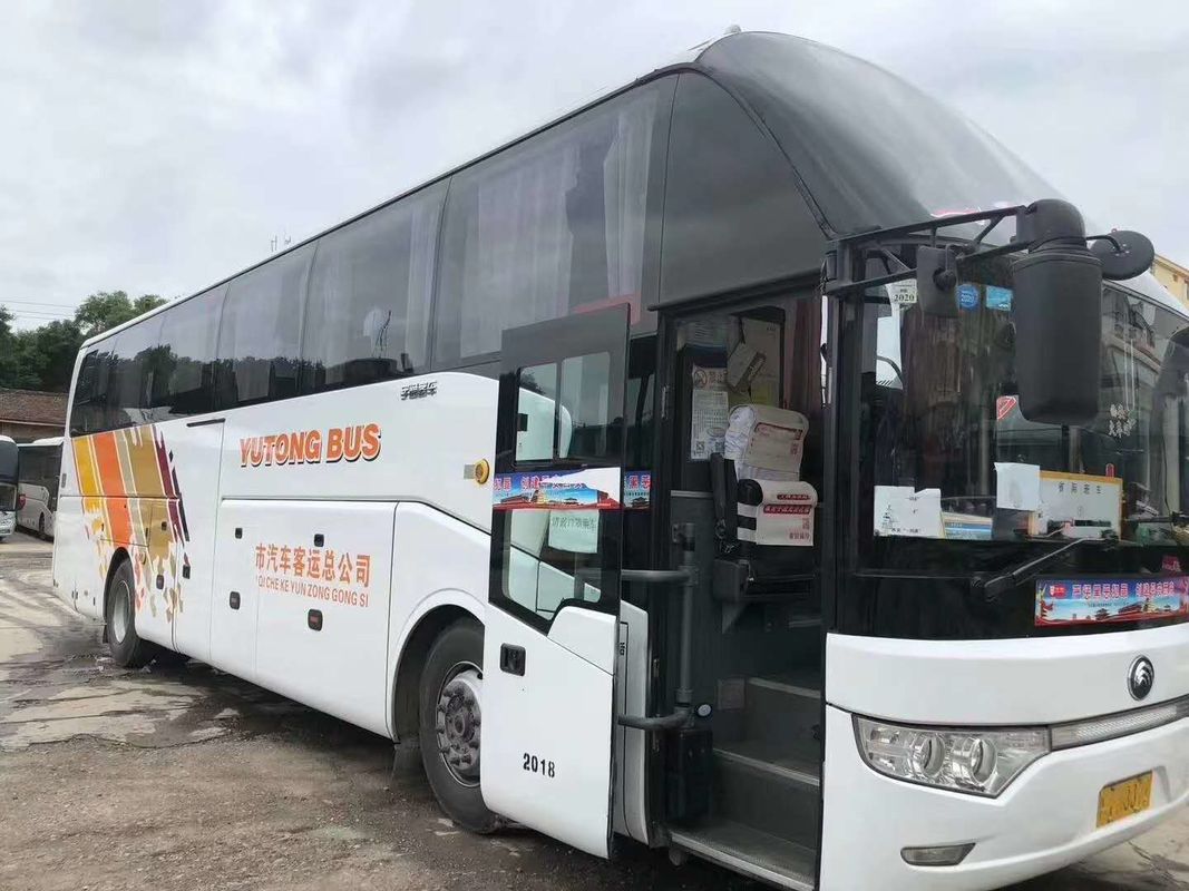 Bus Bekas Yutong ZK6122 Double Door Airbag 100km/H Bus Pelatih Bekas Yutong