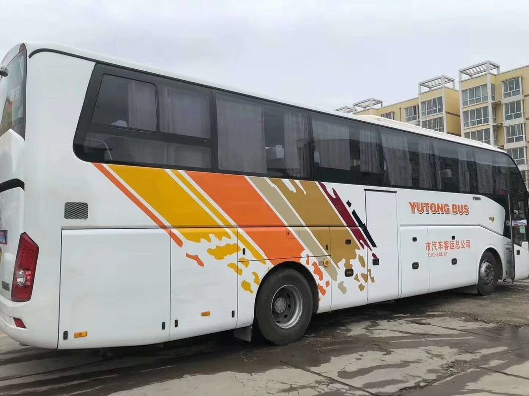 Bus Bekas Yutong ZK6122 Double Door Airbag 100km/H Bus Pelatih Bekas Yutong