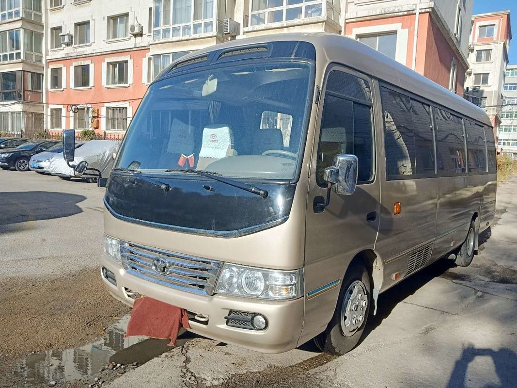 Tahun 2013 Toyota 30 Seats Bensin Bekas Coaster Bus Mini Bus merek Toyota