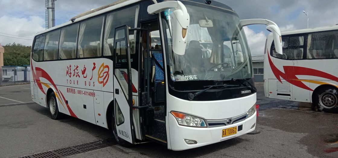 2015 Tahun Diesel 168kw Kinglong XMQ6898 Digunakan Bus Pelatih 39/45 Kursi Kursi Mewah