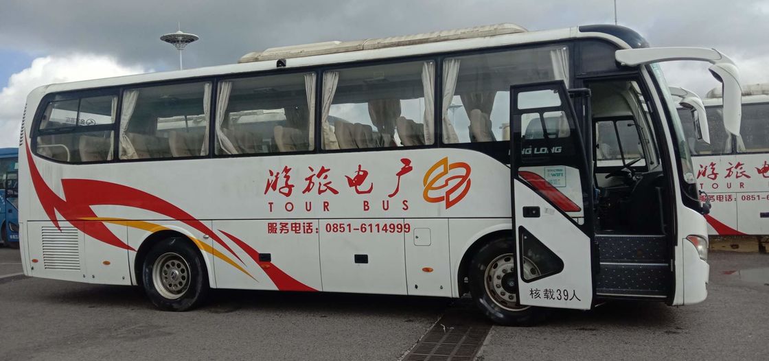 2015 Tahun Diesel 168kw Kinglong XMQ6898 Digunakan Bus Pelatih 39/45 Kursi Kursi Mewah