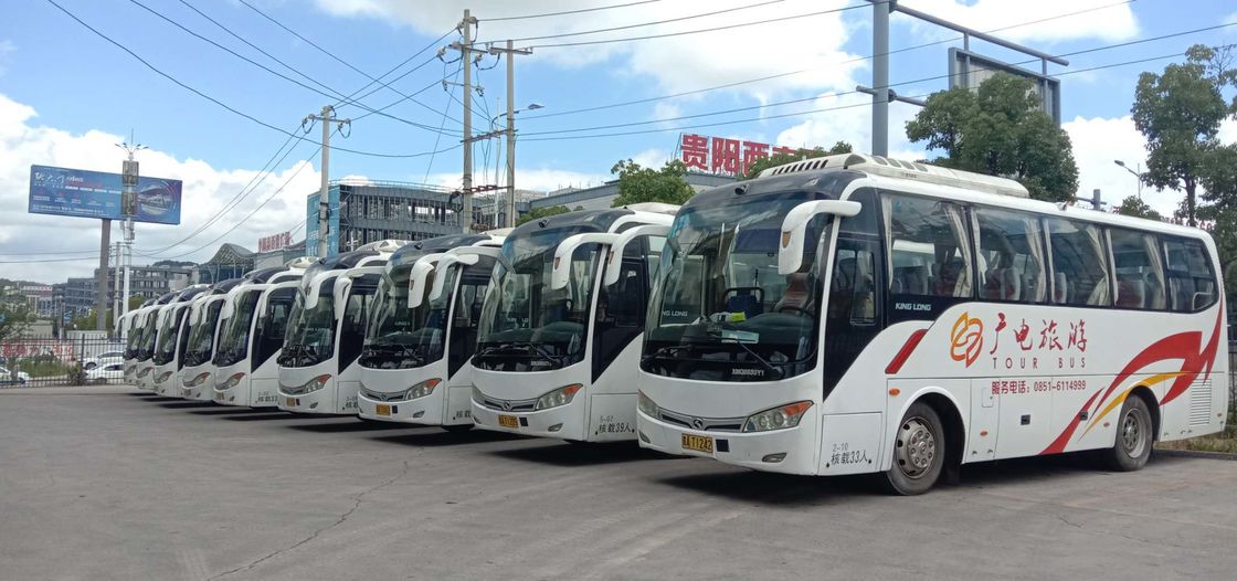 2015 Tahun Diesel 168kw Kinglong XMQ6898 Digunakan Bus Pelatih 39/45 Kursi Kursi Mewah