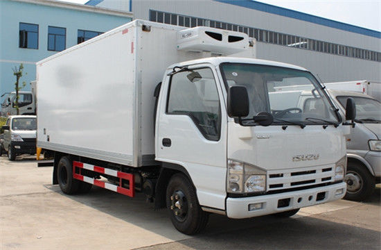 2 Pintu 100P 72kw Diesel 98km / H Truk Pendingin Bahan Medis Multi-Model Multi-Brand