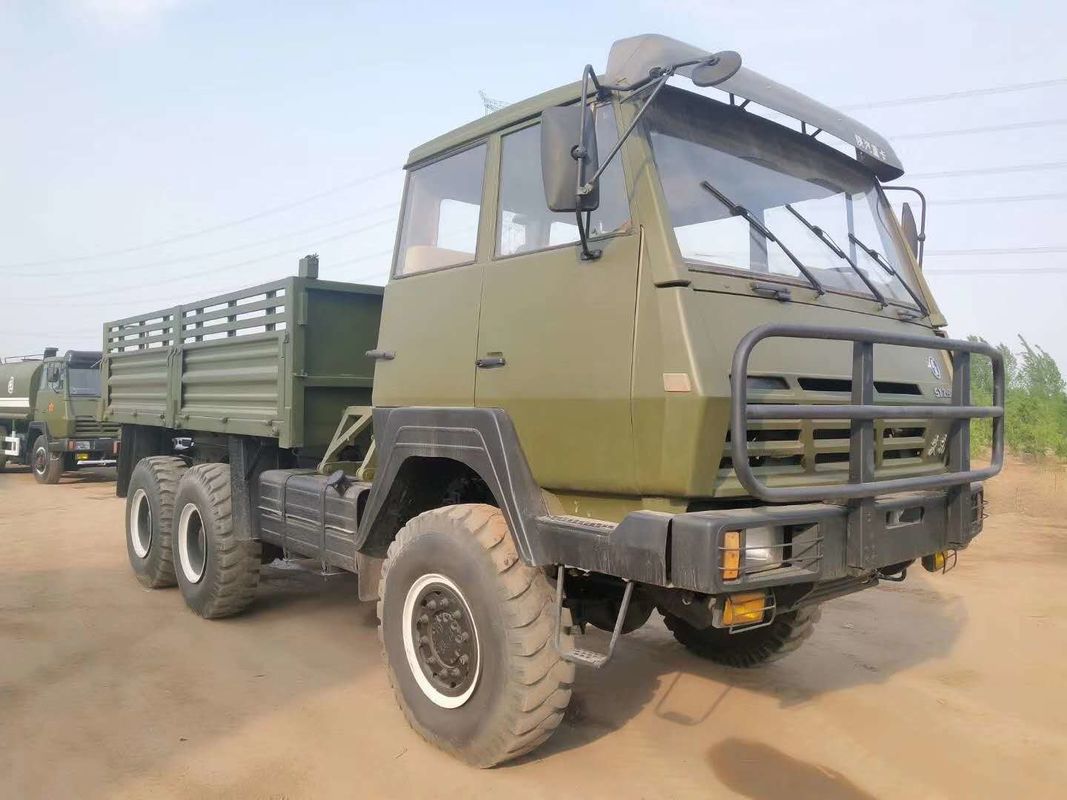 Penggunaan Komersial Khusus Off Road Digunakan 280HP 6x6 Truk Kargo Tentara Shacman 2190 Diperbaharui
